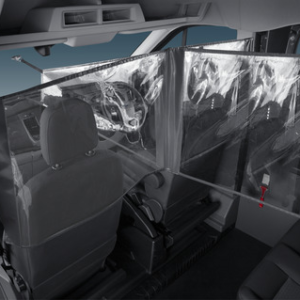 Fleksibilna pregradna zaščita, prozorna